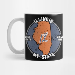 Illinois My State Patriot State Tourist Gift Mug